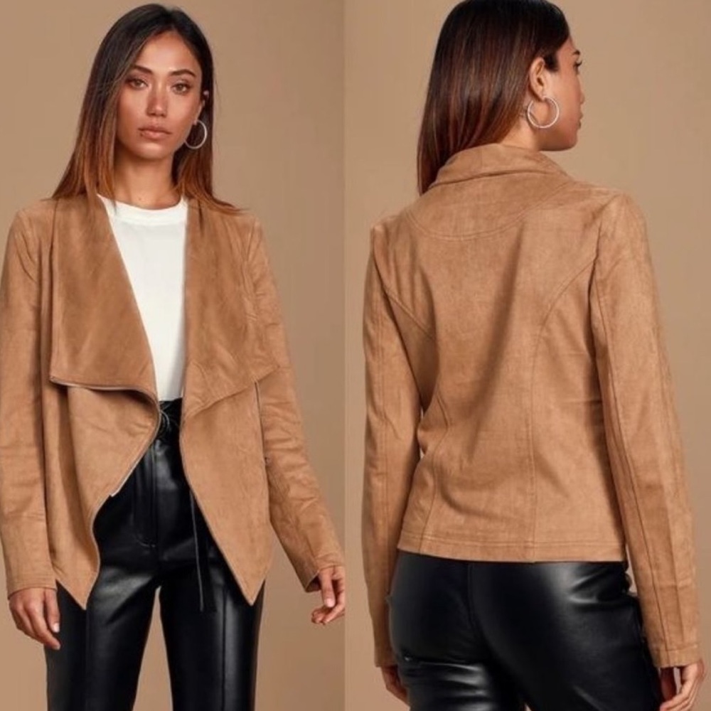 Lulu’s Suede Moto Jacket